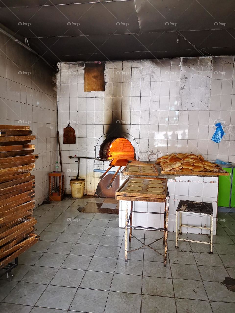 An old bakery with a rudimentary design in remote areas