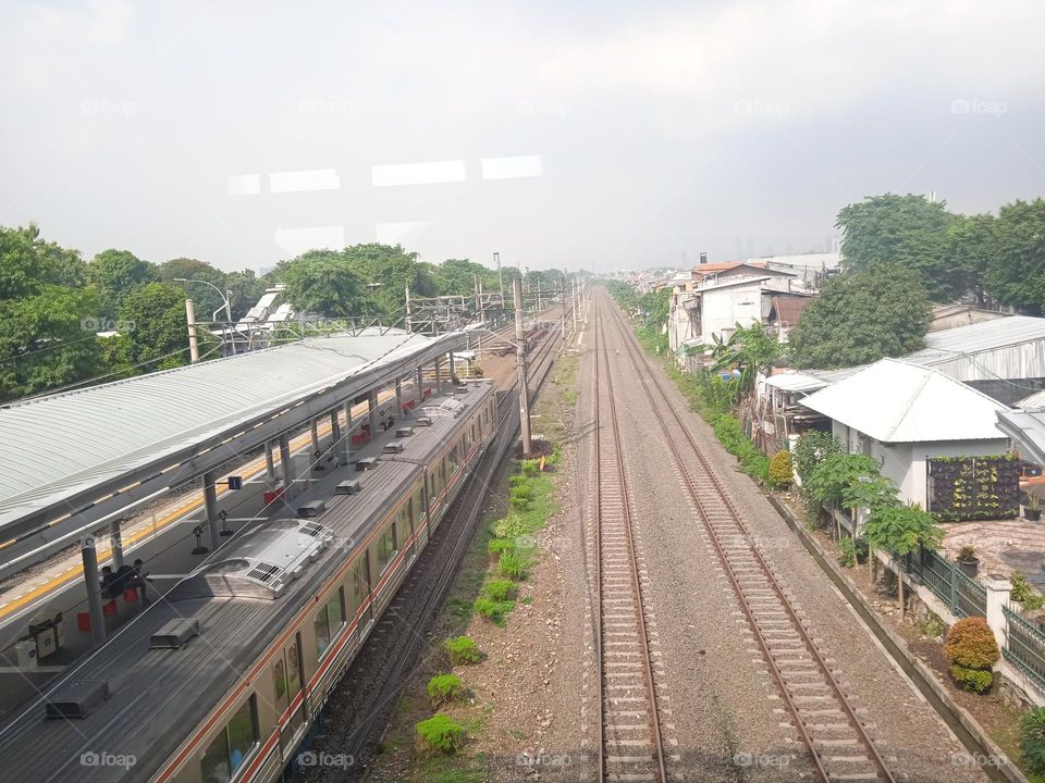 Commuterline station from above