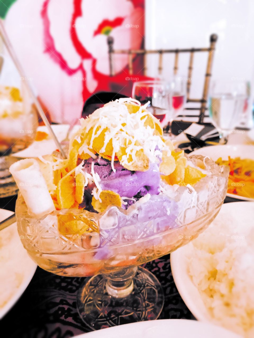 Beat the heat with Halo-halo Supreme!🍨

It's summer time in the Philippines. This for sure is heaven in a tropical warm weather.🌞
Halo-halo or Haluhalo is a popular Filipino dessert.