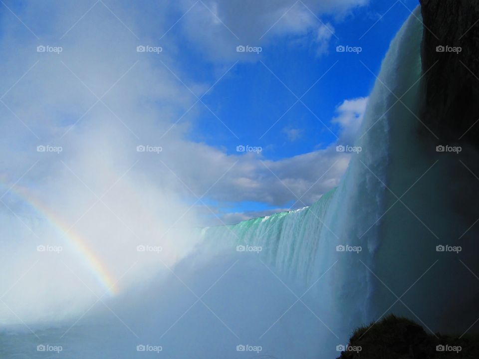 Rainbow at Niagara Falls 