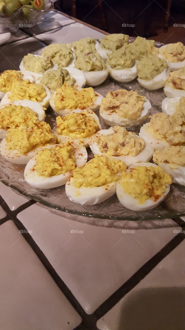 deviled eggs