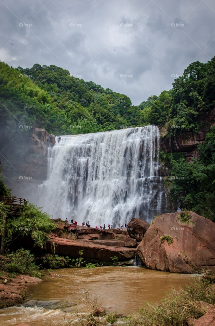 Chishui grand waterfall