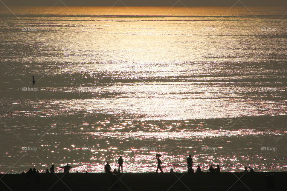 Santa Monica sunset beauty