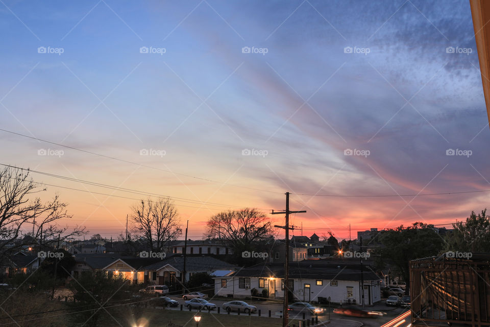 Sunset, Landscape, City, Travel, Dawn