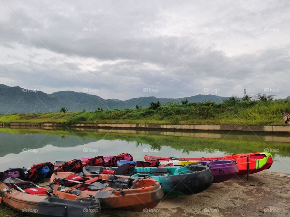 Kayaking in Perlis River