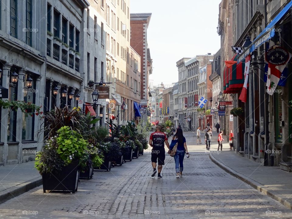 Old Montreal (French: Vieux-Montréal) is a historic neighbourhood within the municipality of Montreal in the province of Quebec, Canada . OldMontreal's narrow cobblestone streets are full of lively plazas and charming shops and cafes