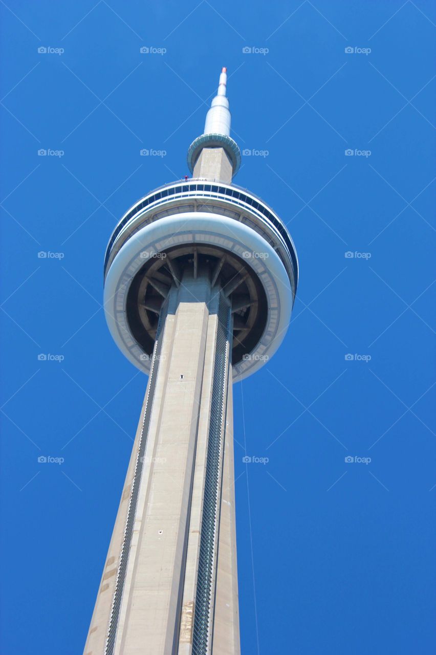 CN Tower from below