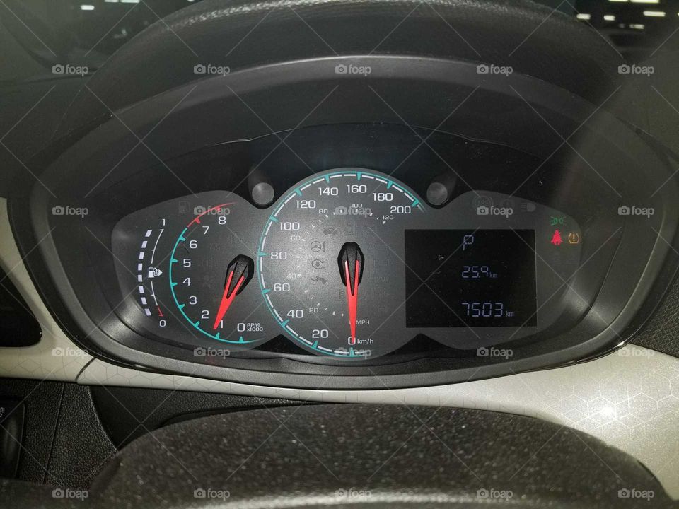 Dashboard Speedometer Odometer