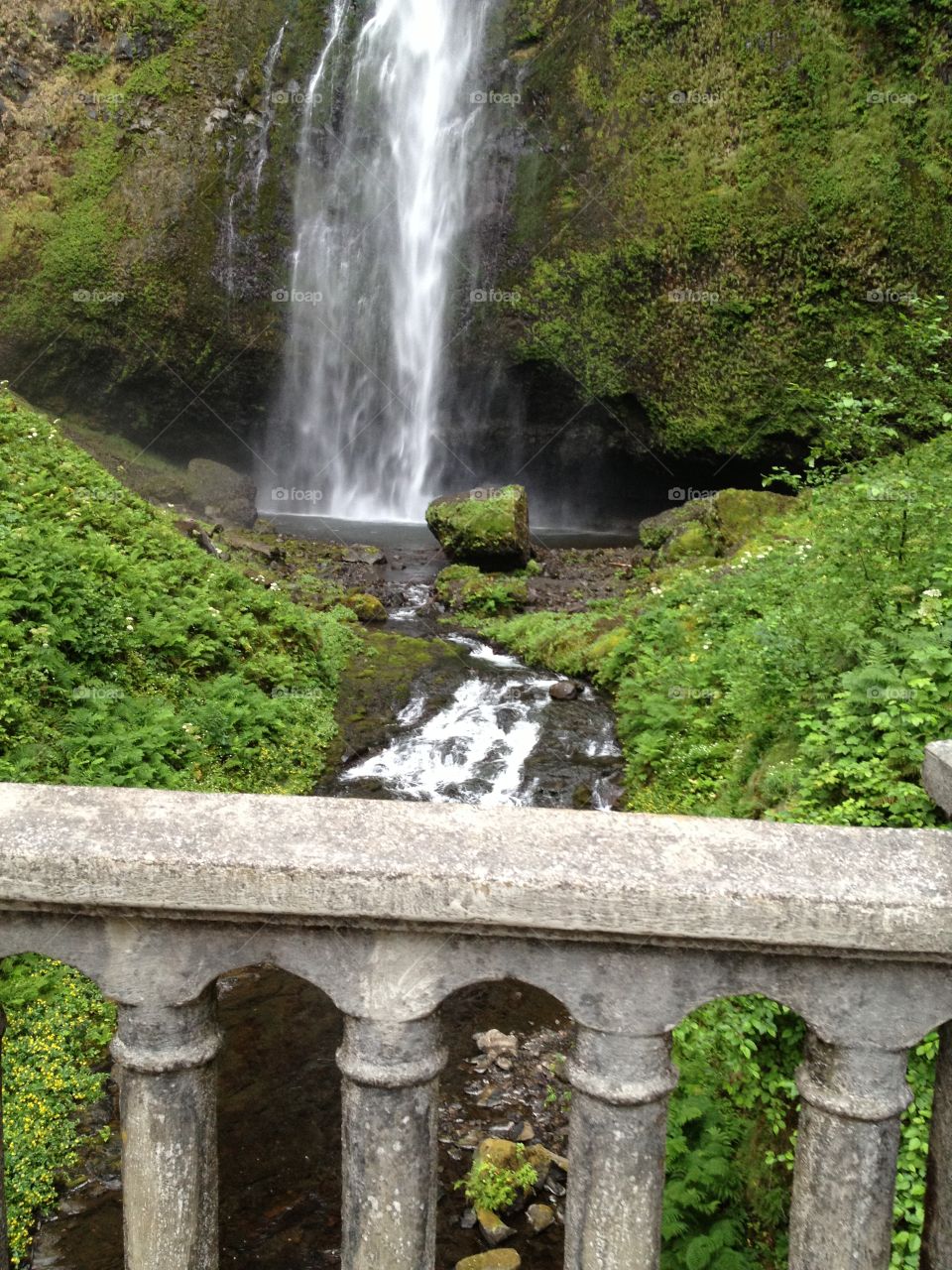 Multnomah Falls. On the way to the Oregon coast.