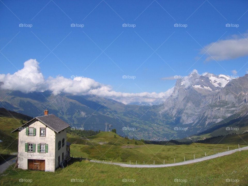 A postcard like scene in Switzerland