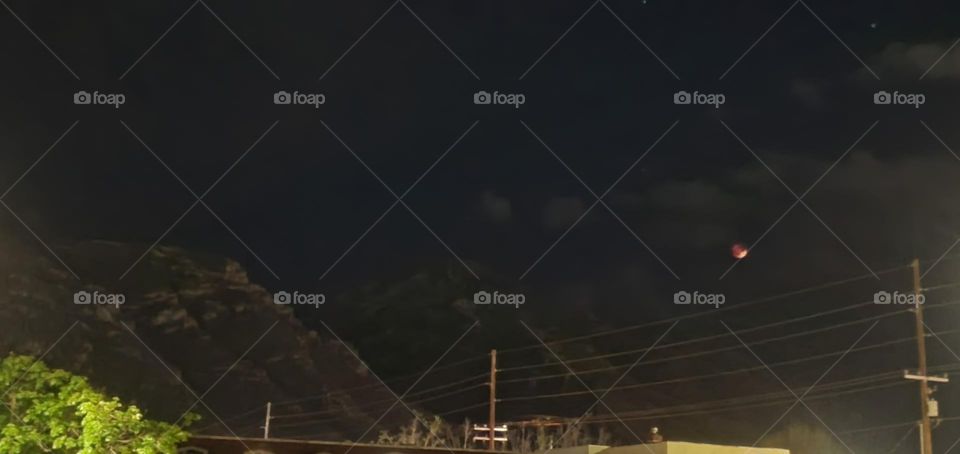 full lunar Eclipse in Utah