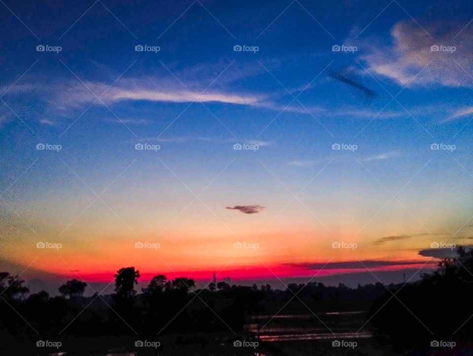 the best India's evening sunset