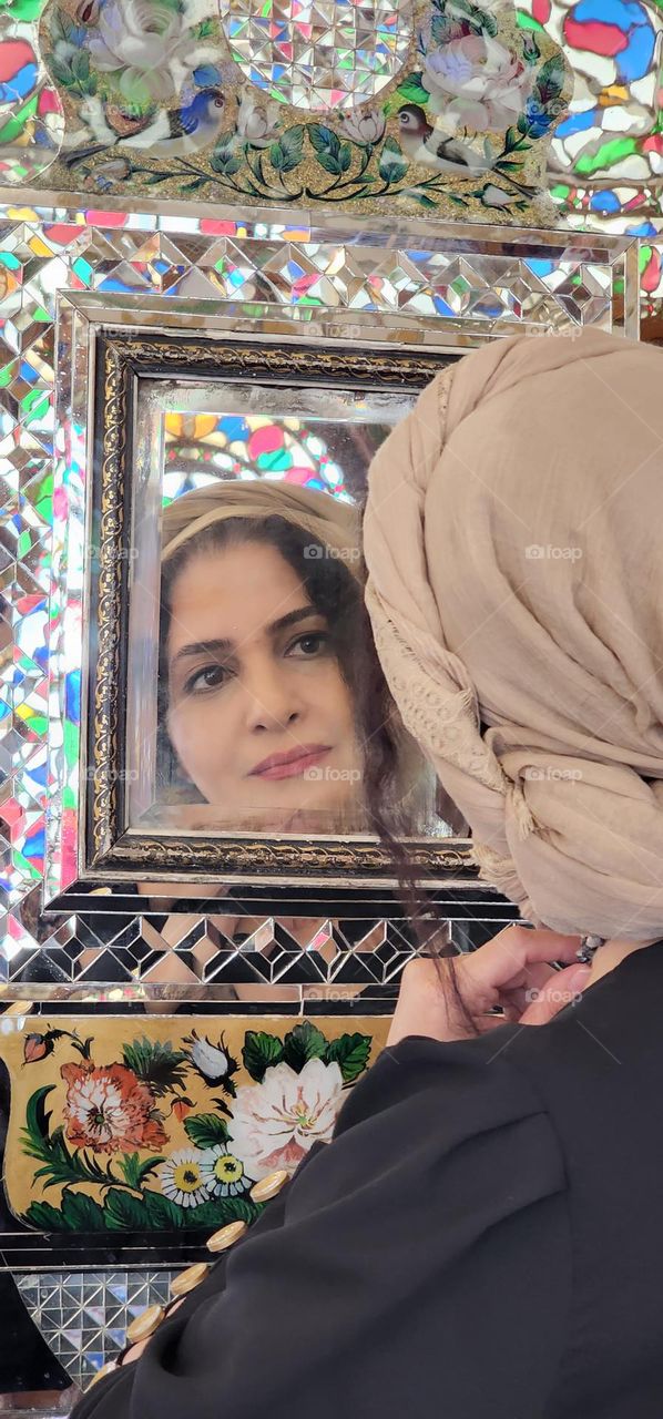 Celebration of light, color and mirror.