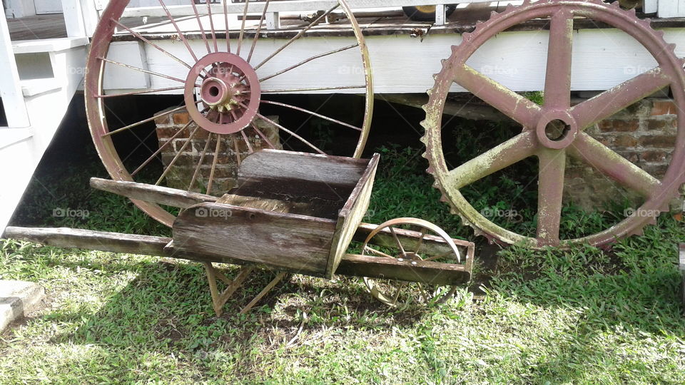 OLD wagon wheels