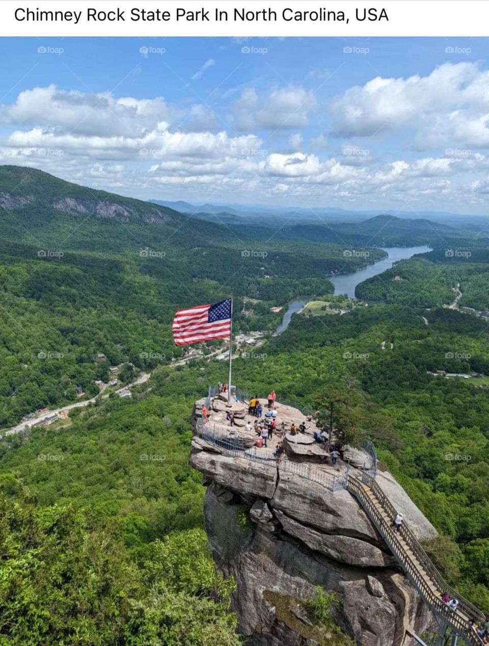 Chimney Rock State Park in North Caroline, USA