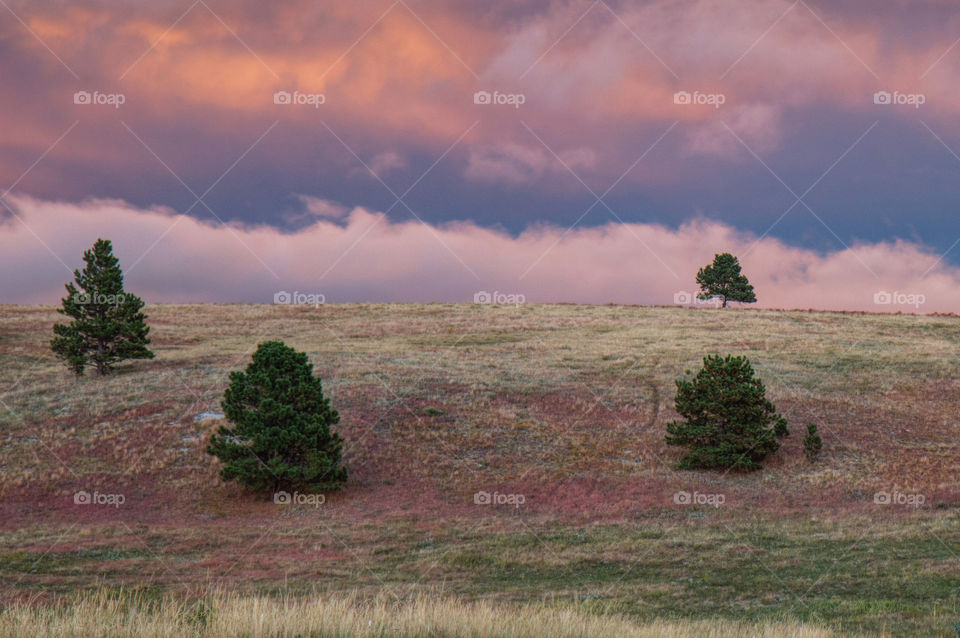 Sunset in South Dakota