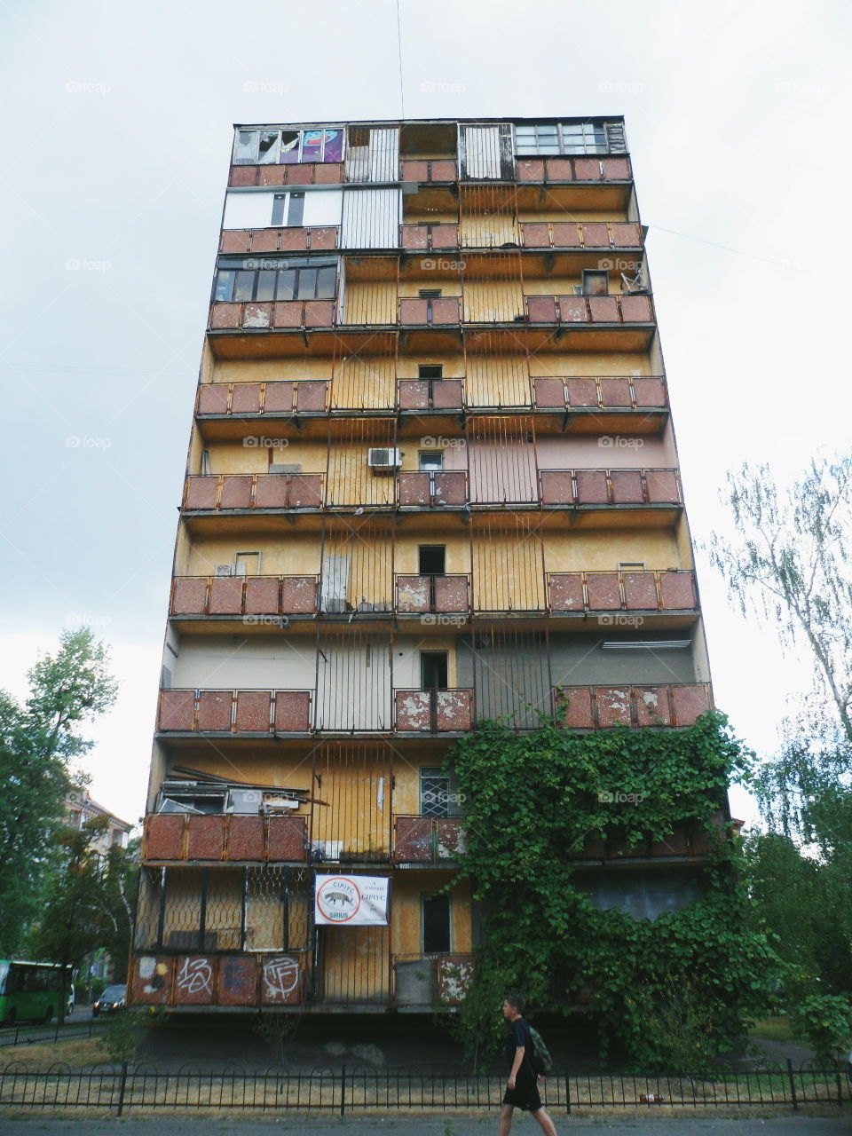 residential building in the city of Kiev, Ukraine