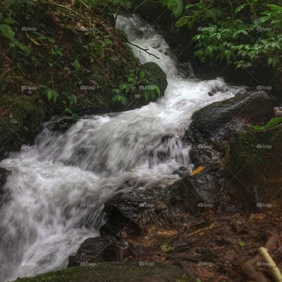 Mini waterfall