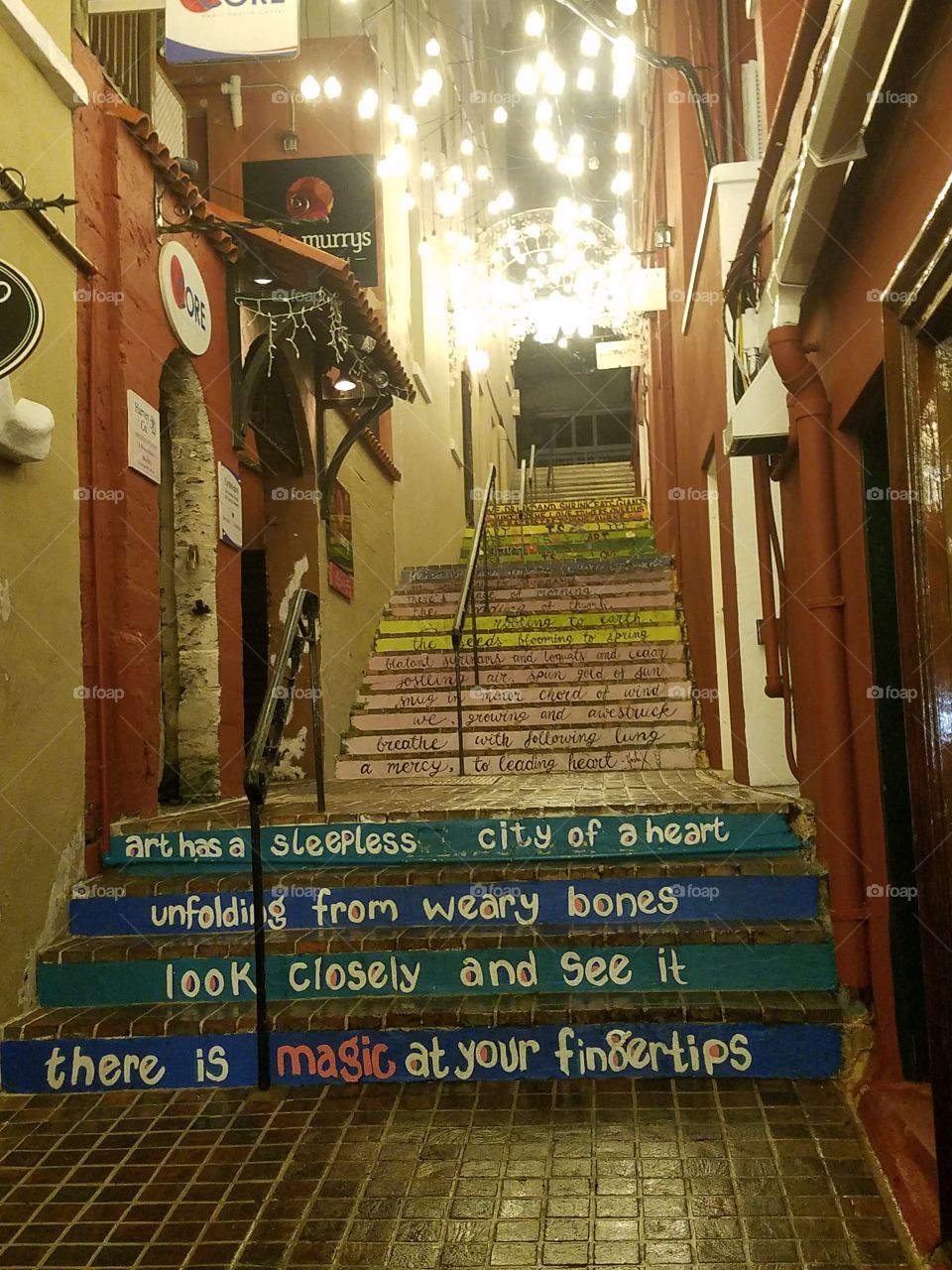 Stairway to art.