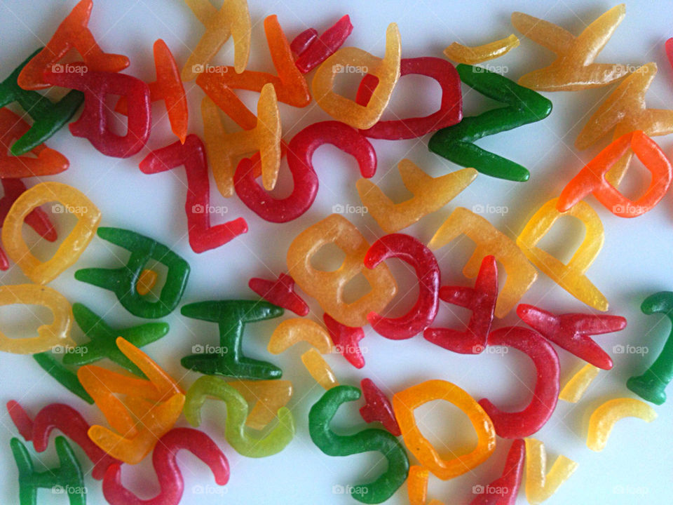 Alphabet snacks