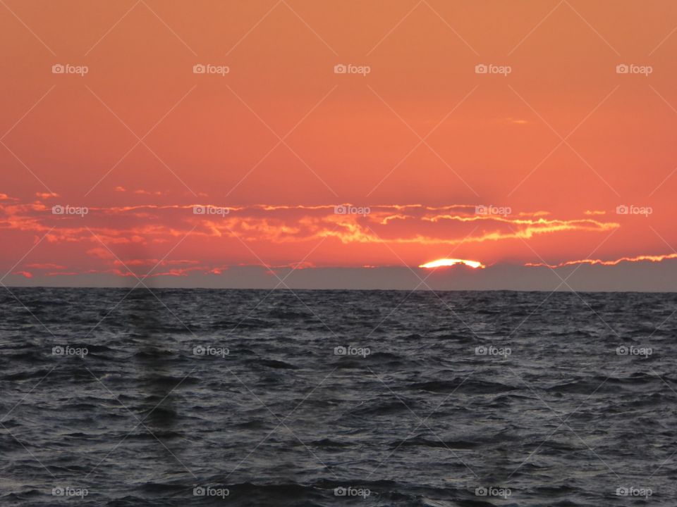 #7, sunset over Lake Erie USA