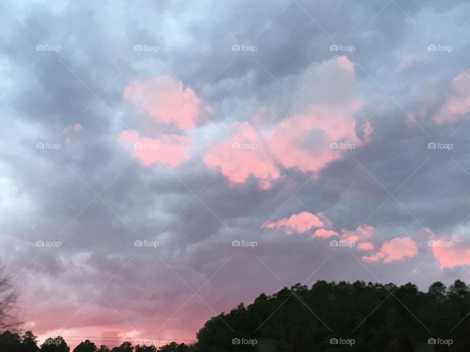 Pink and Blue Sky