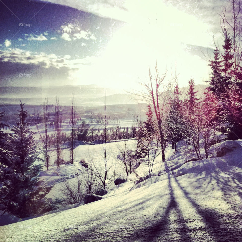 park city snow winter morning by lmtrent