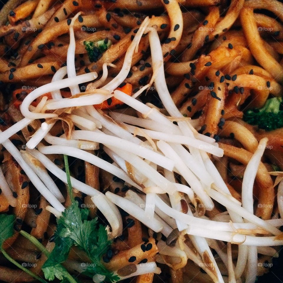 Asian pan noodles