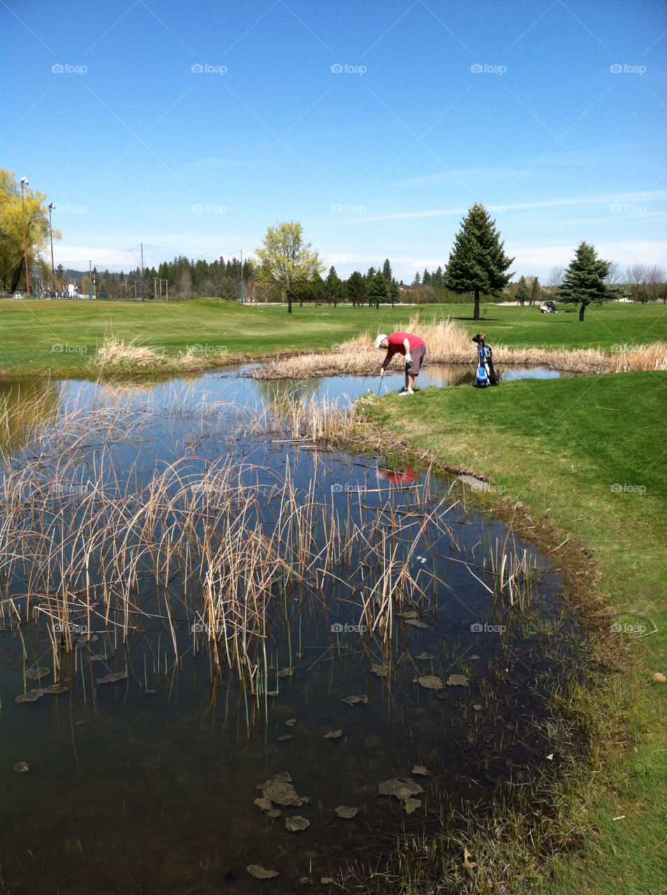 green pond water golf by kevinray