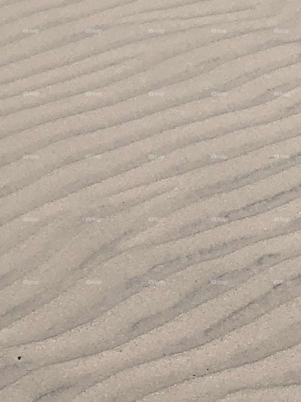 Perfect waves of sand on a perfect day at the beach!