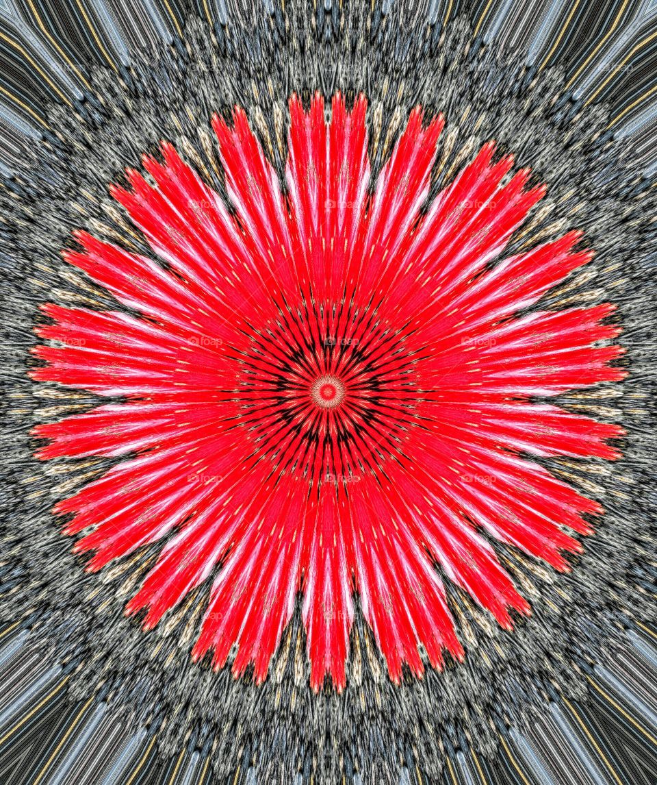 red artistically design