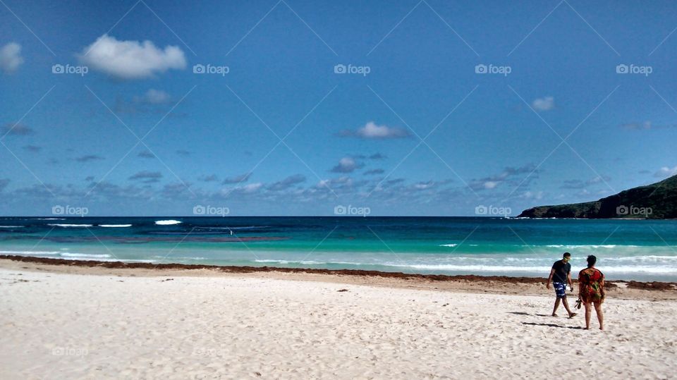 Flamenco Beach. The 3rd Most Beautiful Beach in the World (Discovery Channel) with almost completely vacant