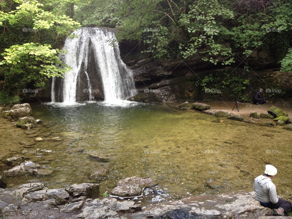 Yorkshire Dales waterfall