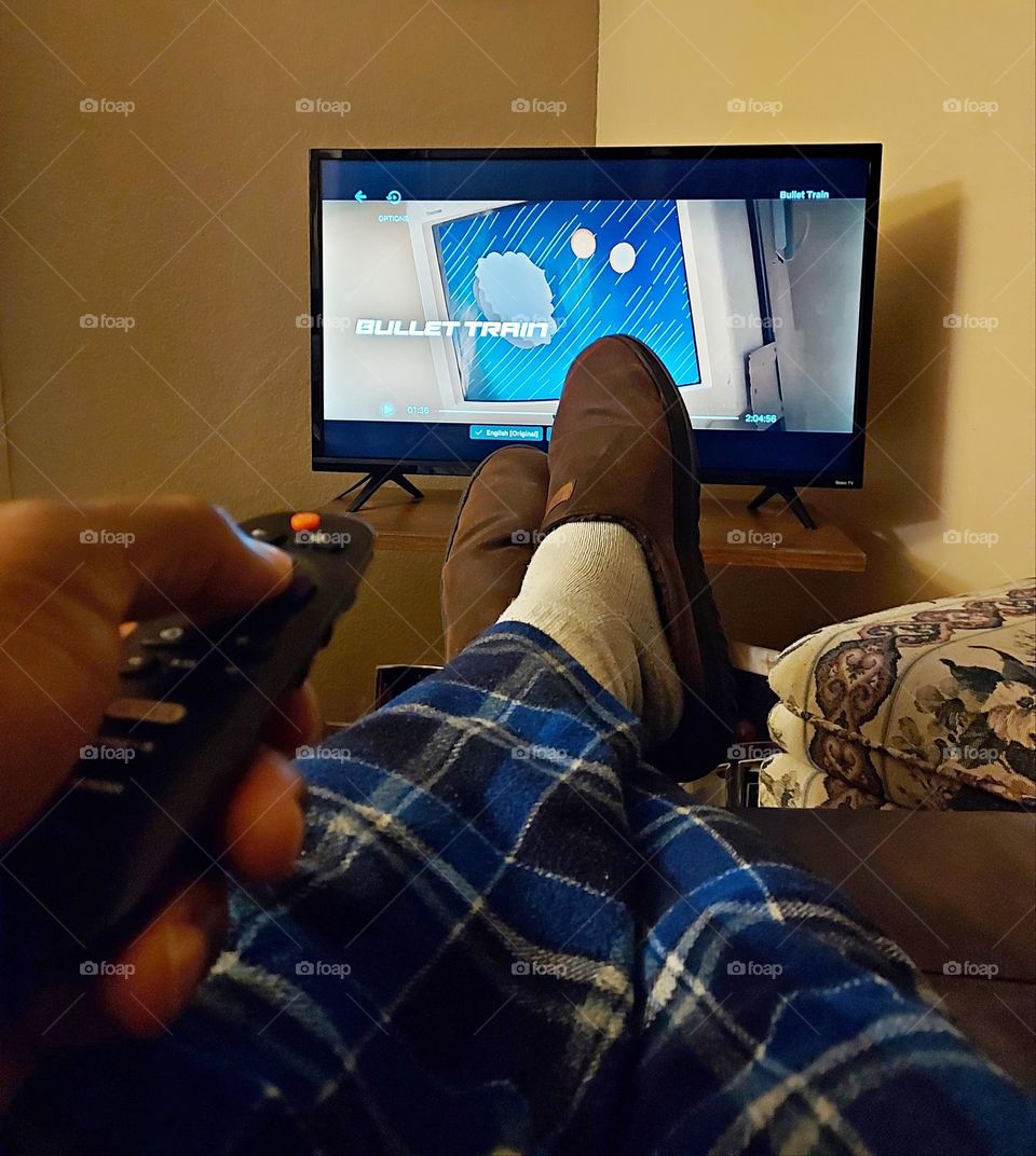 Movie time in the Sarden household, ready for a great night of movie watching