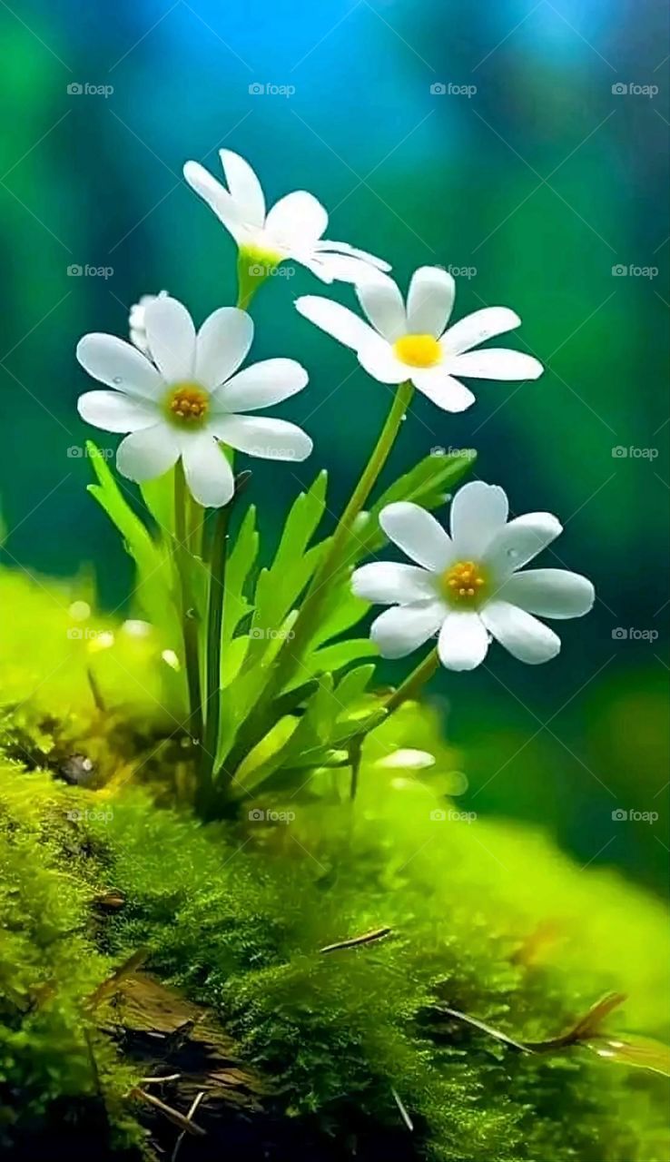 A very beautiful picture, and there is no better picture than it. There is no better picture of green herbs and colorful, red and white roses than it. Glory be to God, the natural and picturesque view, and there is no more