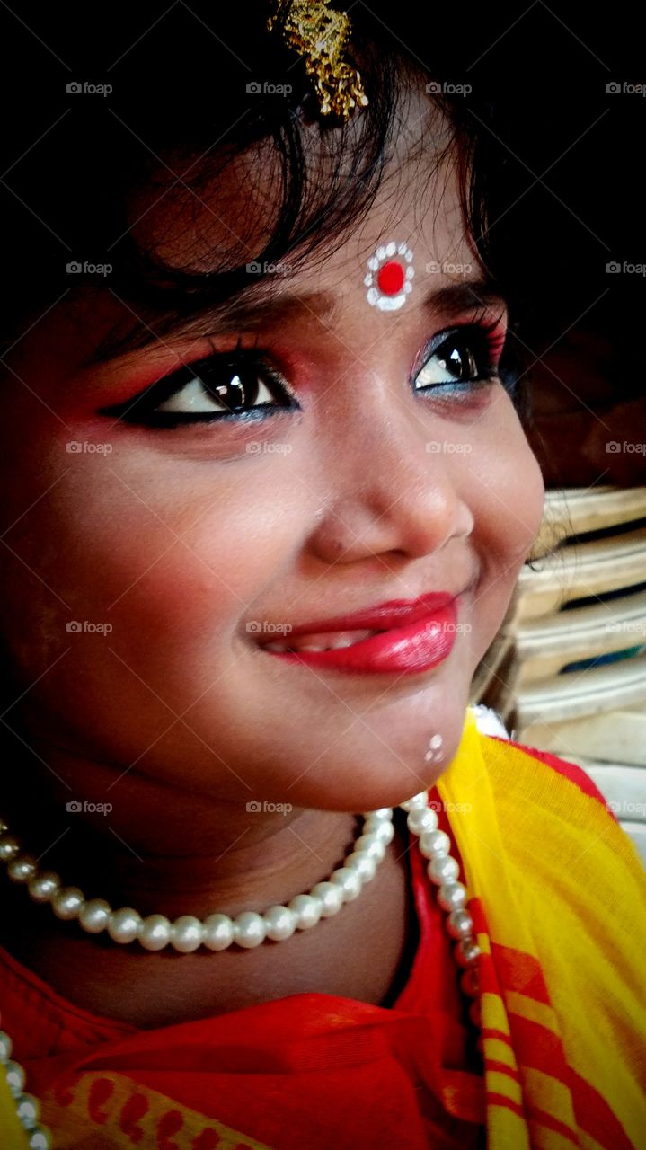 A Very Beautiful and Cute Indian Girl.