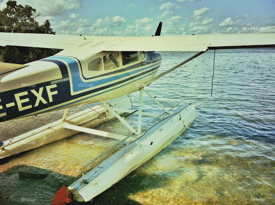 water airplane flying plane by miamania