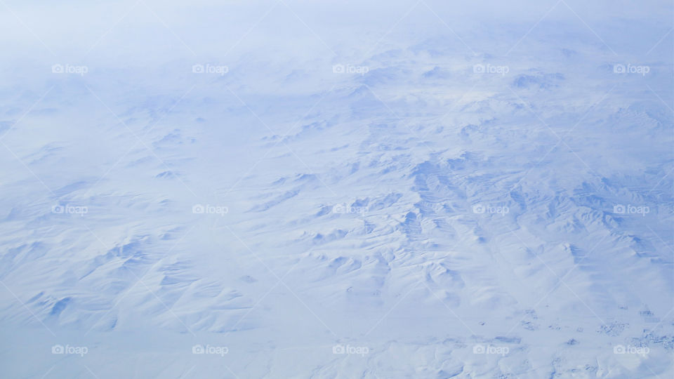 Overlooking the ice field