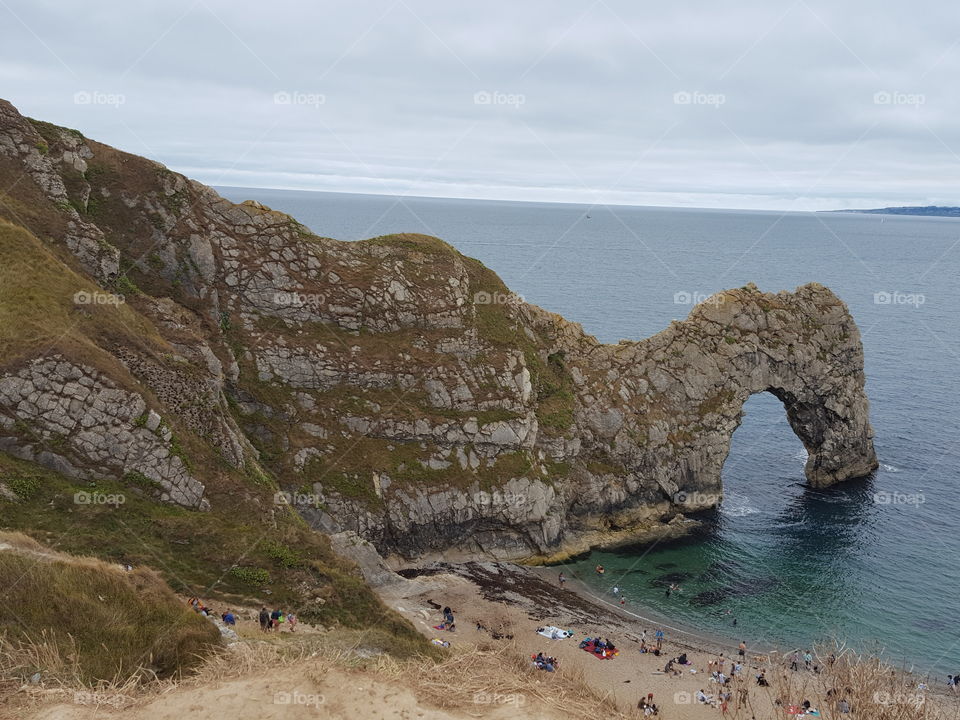 sea cliff view