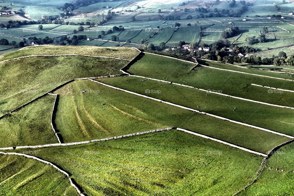 Flying over Yorkshire Dales . Flying over Yorkshire Dales 