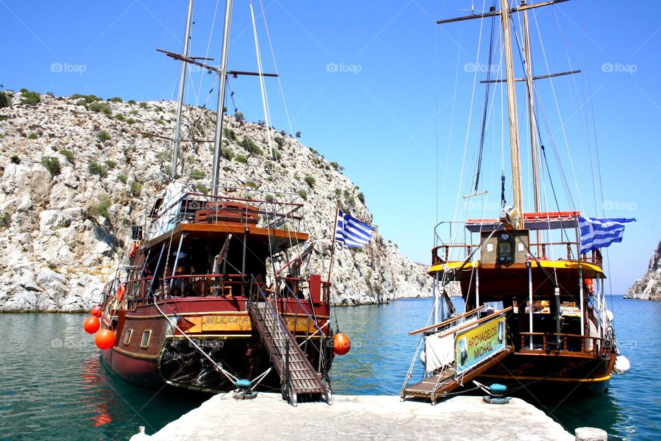 Boat trip in Greece