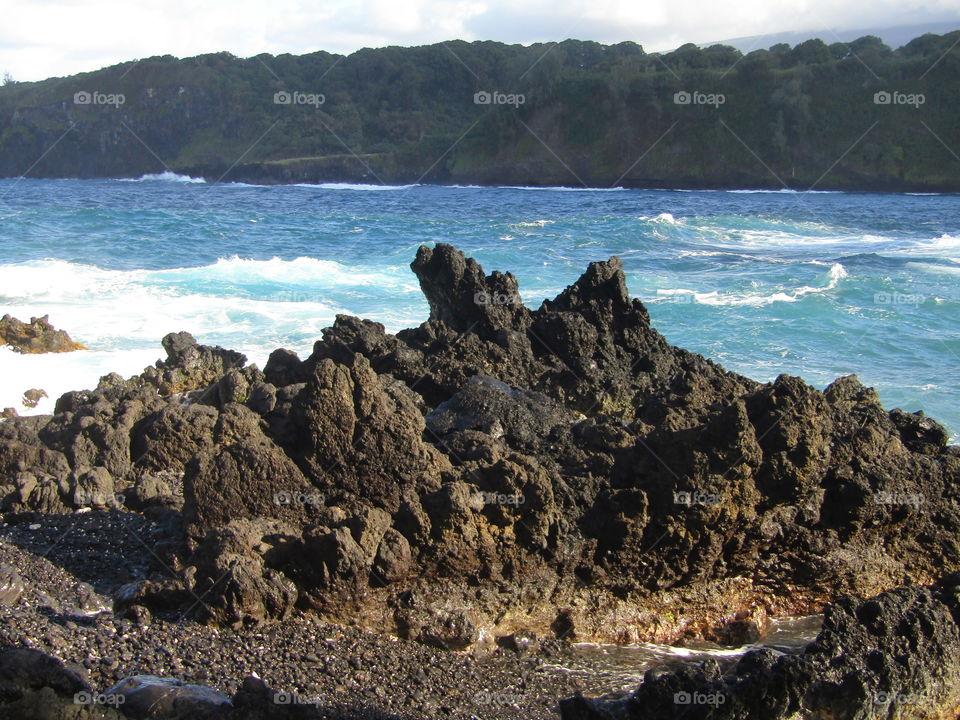 Lava rock in Hawaii