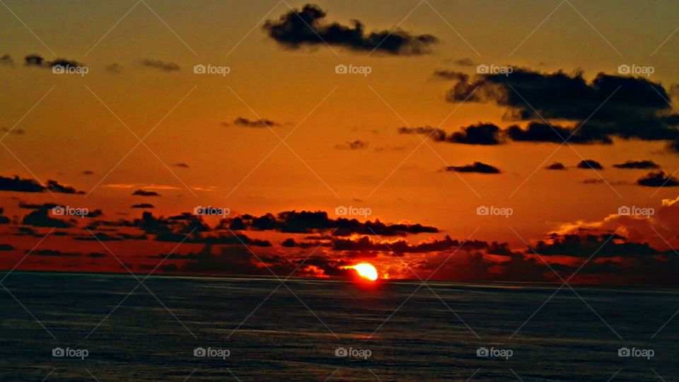 Sunrise on the Atlantic Ocean