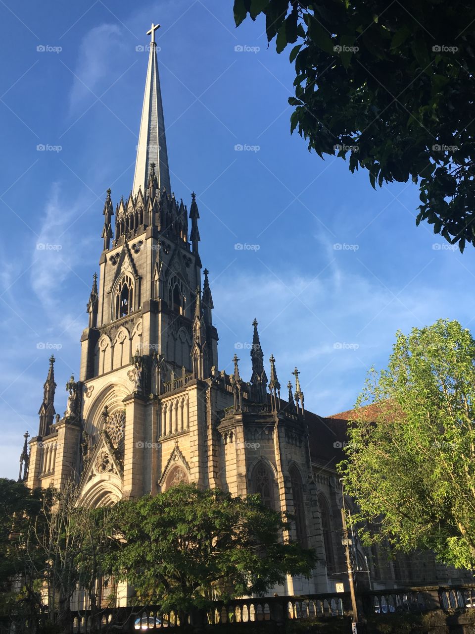 Igreja de São Pedro de Alcântara, construída pelos alemães no tempo do Império do Brasil.