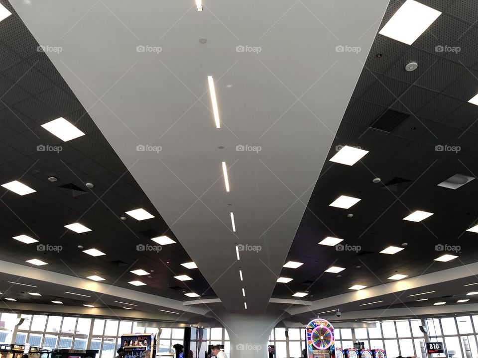 Airport ceiling at LAS airport 