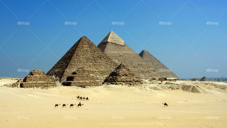 Pyramid, Desert, Sand, No Person, Travel