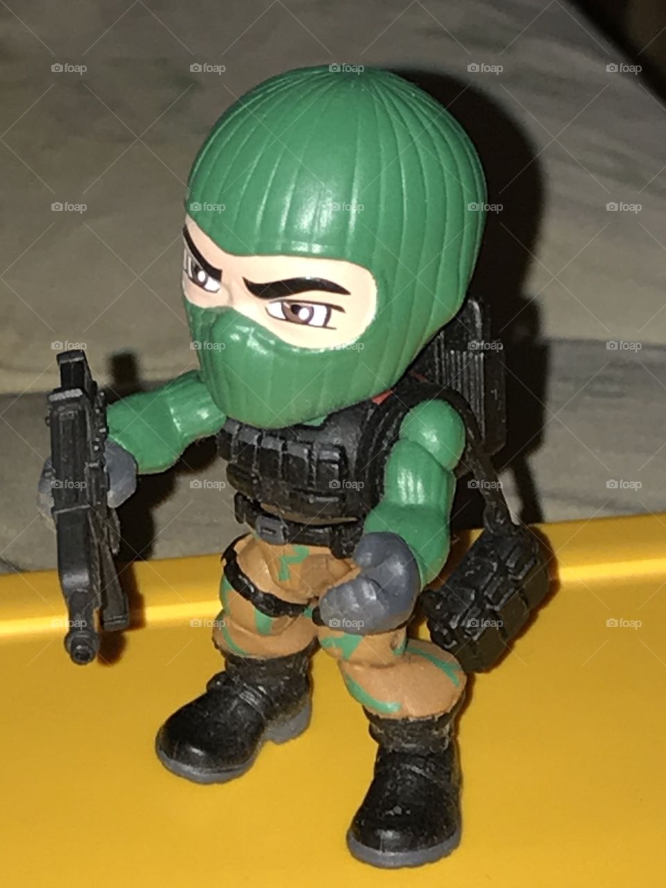 Beach Head from GI JOE: A REAL AMERICAN HERO. This short action figure makes an adventurous decor in one’s war room.