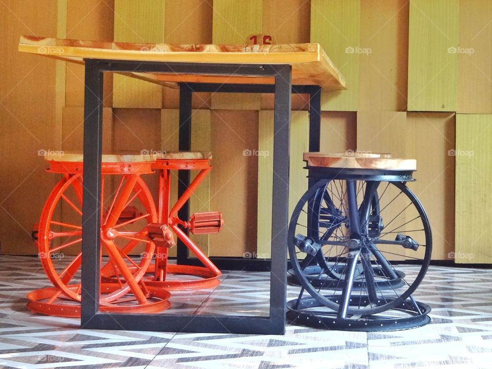 furniture from wheel