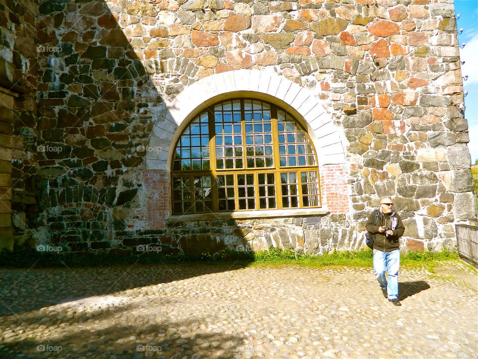 window building holiday stone by razornuku