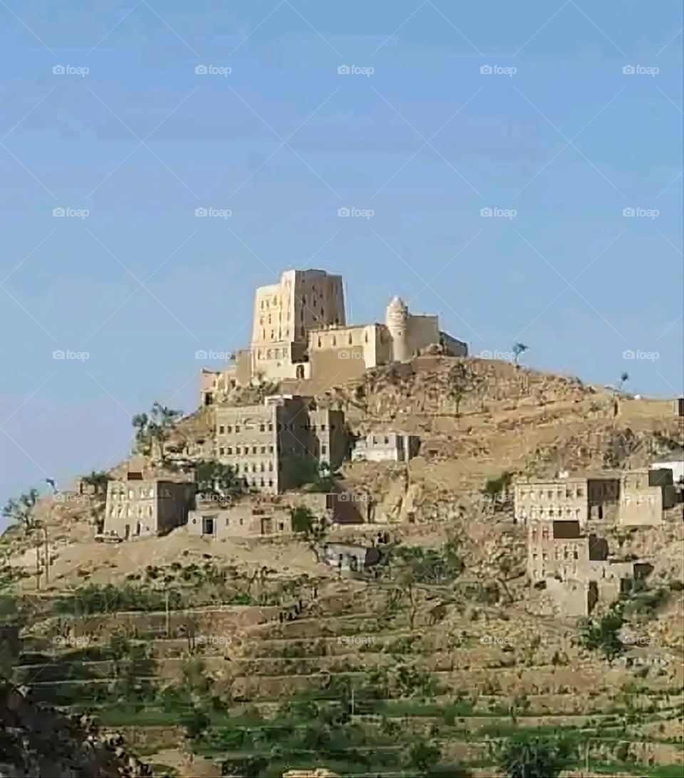 Glory be to God, the magnificent and picturesque view and the natural green trees are a view that is nothing more wonderful than it